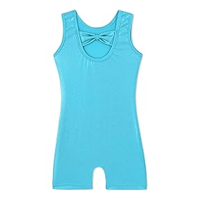 One-piece Acro Leotard with Bow on the back