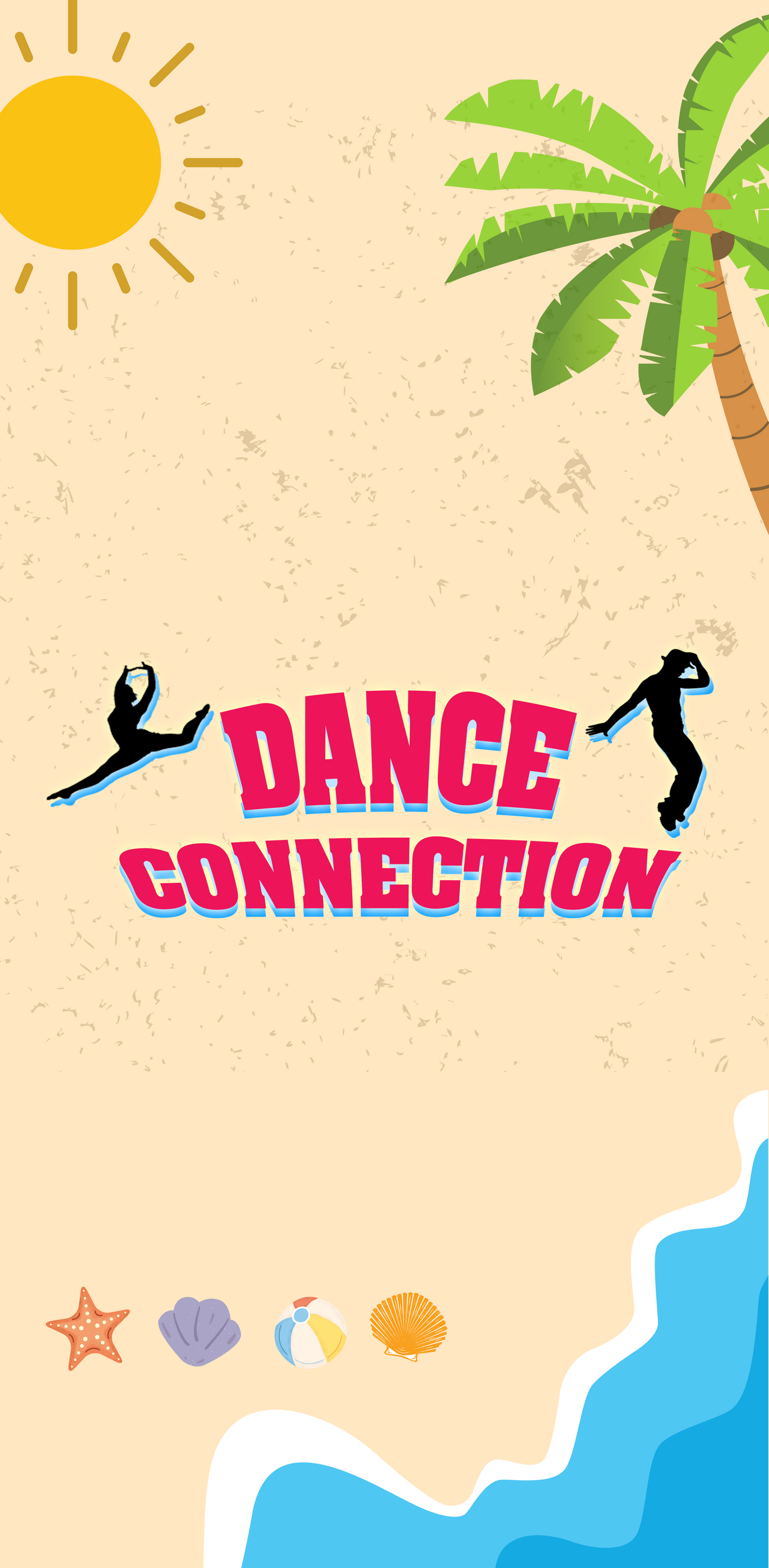 Dance Connection Beach Towel