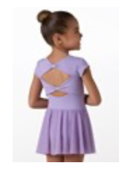 Kids Cap Sleeve Bow Back Dress