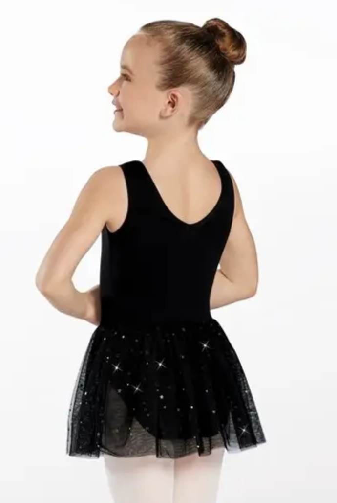 Kids Cotton Foil Star Dress