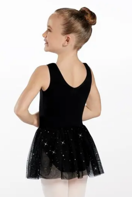Kids Cotton Foil Star Dress