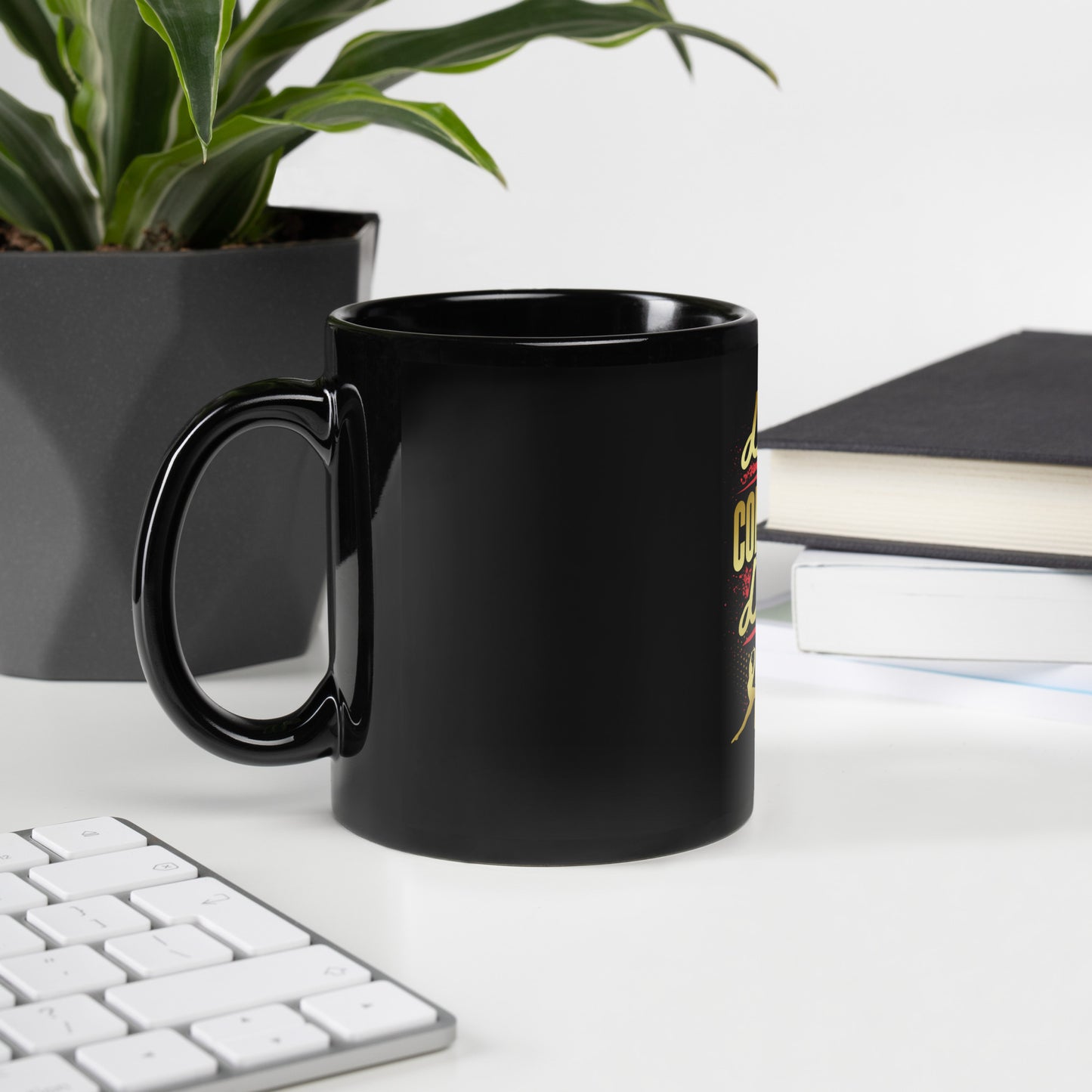 Dance Dad Black Glossy Mug