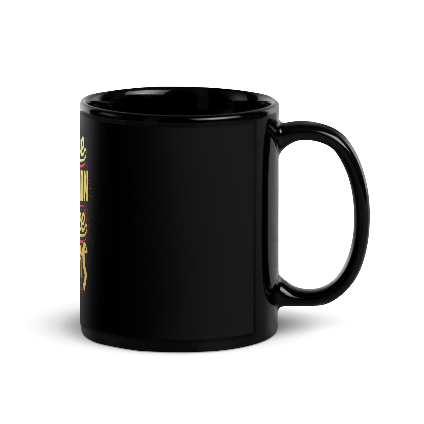 Dance Mom Black Glossy Mug