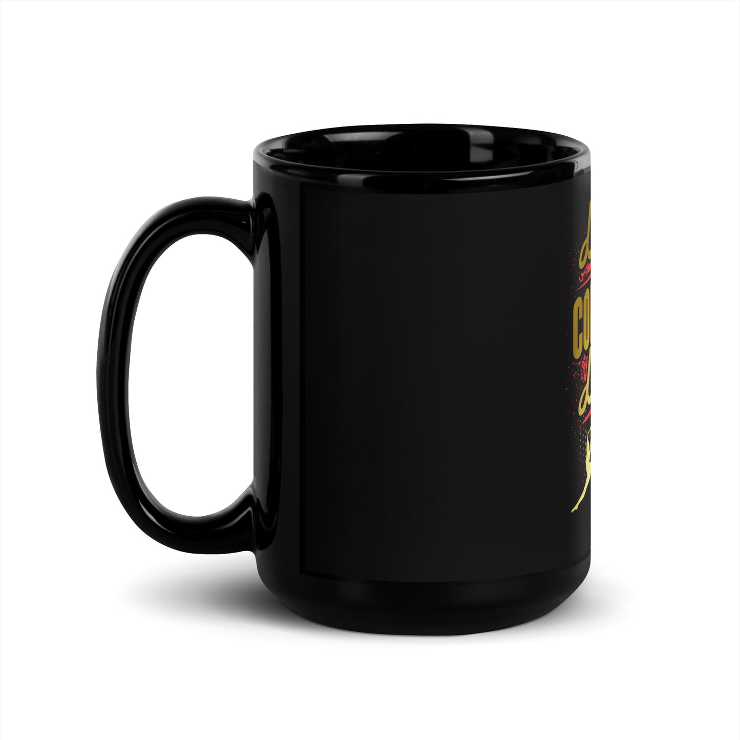 Dance Mom Black Glossy Mug