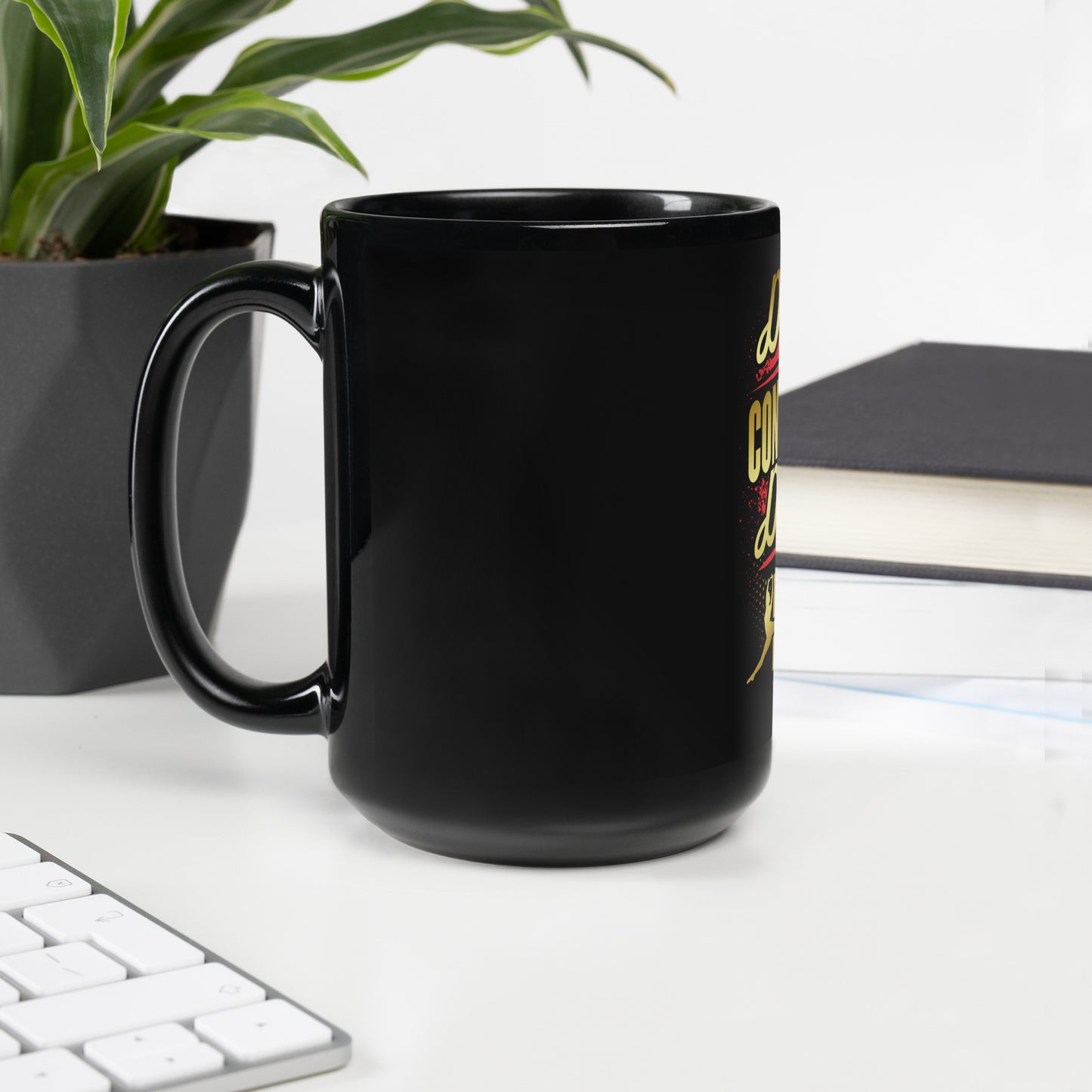Dance Dad Black Glossy Mug
