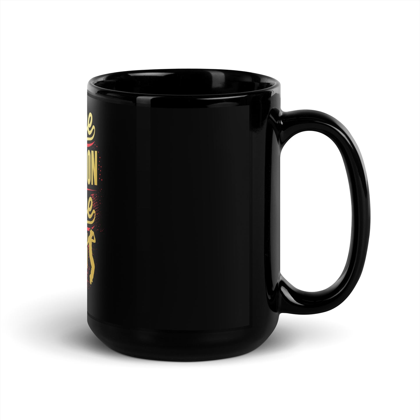 Dance Mom Black Glossy Mug