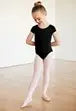 Short Sleeve High Back Leotard