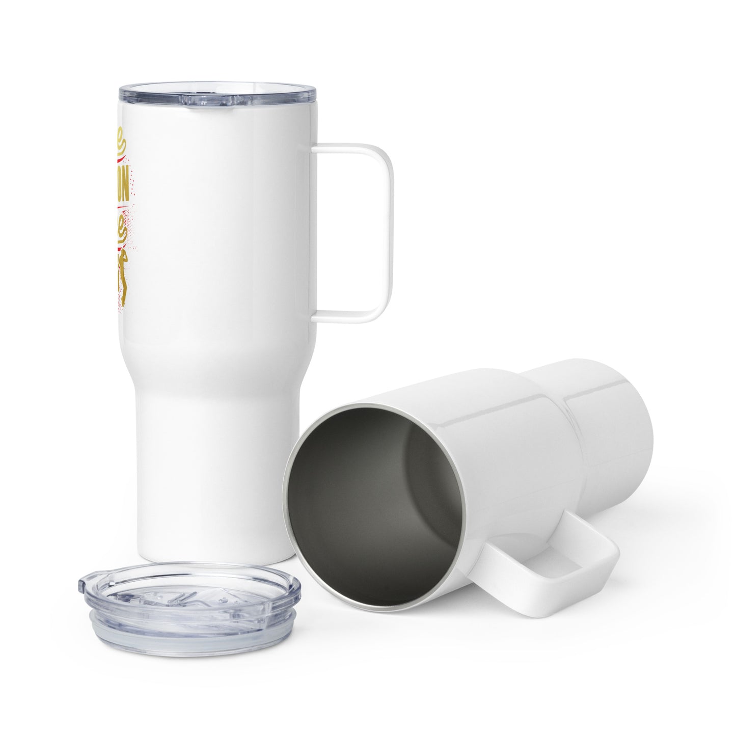 Dance Mom Travel mug with a handle