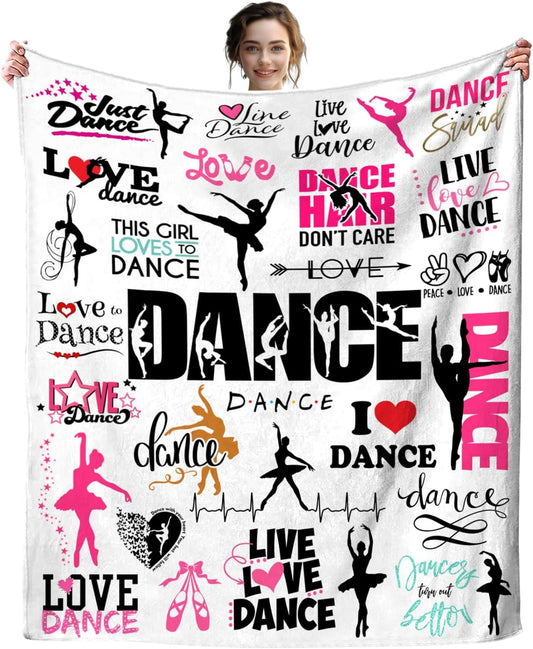 50"X40" Dance Blanket - White