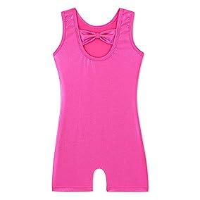 One-piece Acro Leotard with Bow on the back