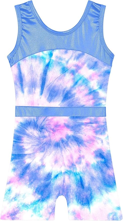 One-piece Acro Tie-Dyed Leotard