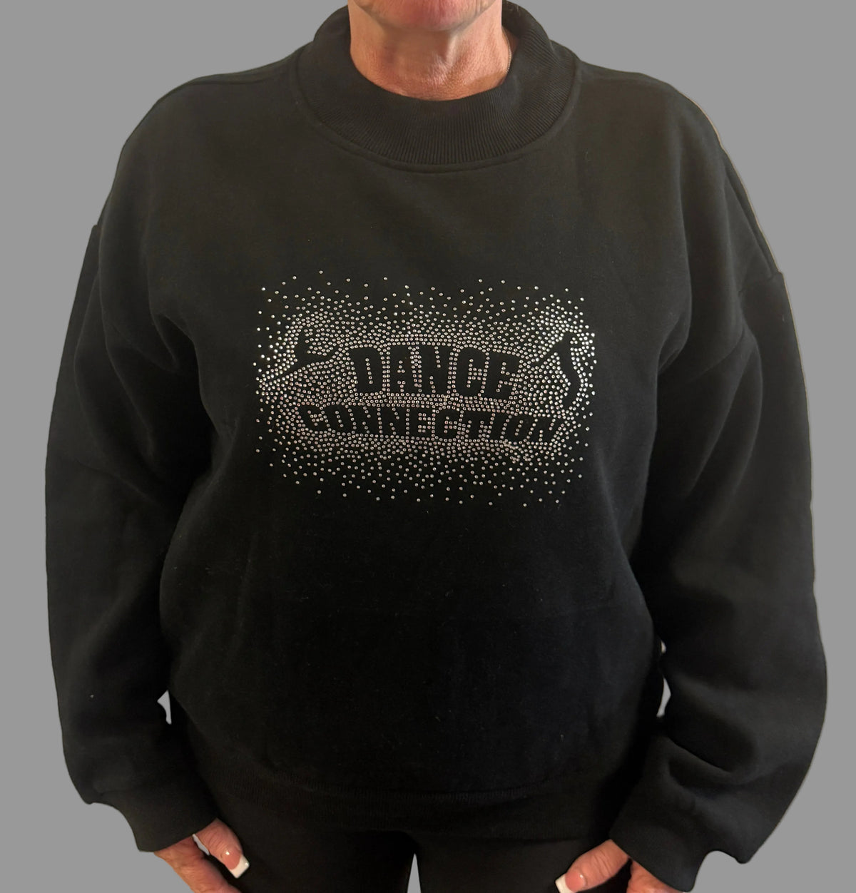 DC Logo Mock Neck Sweatshirt