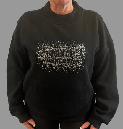 DC Logo Mock Neck Sweatshirt
