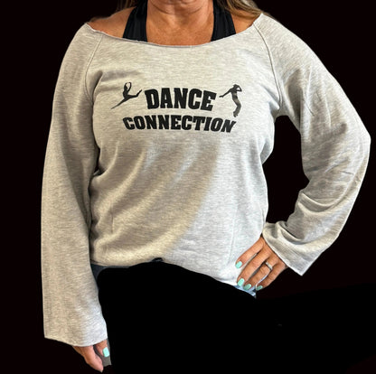 Off The Shoulder Oversized Sweatshirt