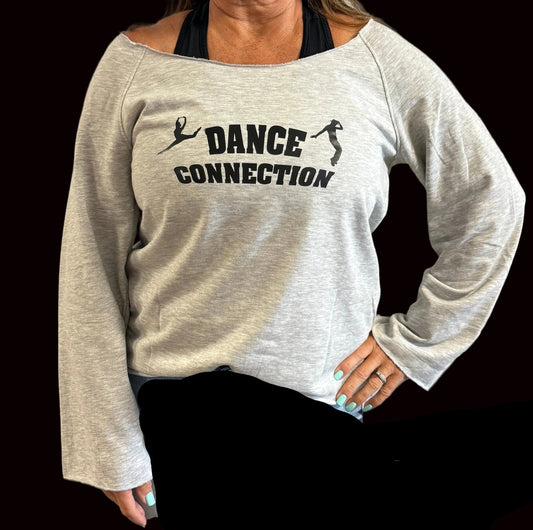 Off The Shoulder Oversized Sweatshirt