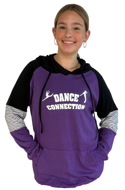 Women's Color Block Pullover Hoodie