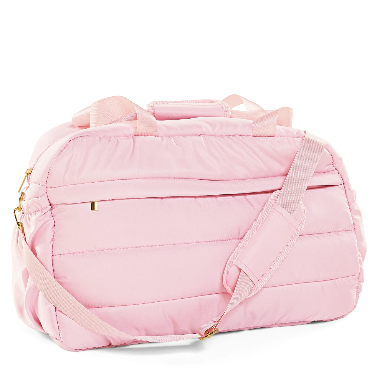 DC logo Puffer Duffle Bag