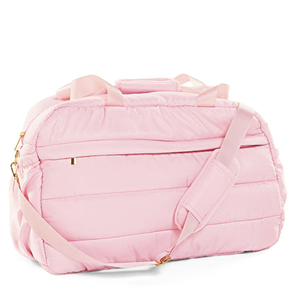 DC logo Puffer Duffle Bag