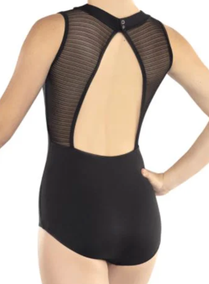 Linear Mesh Tank Leotard