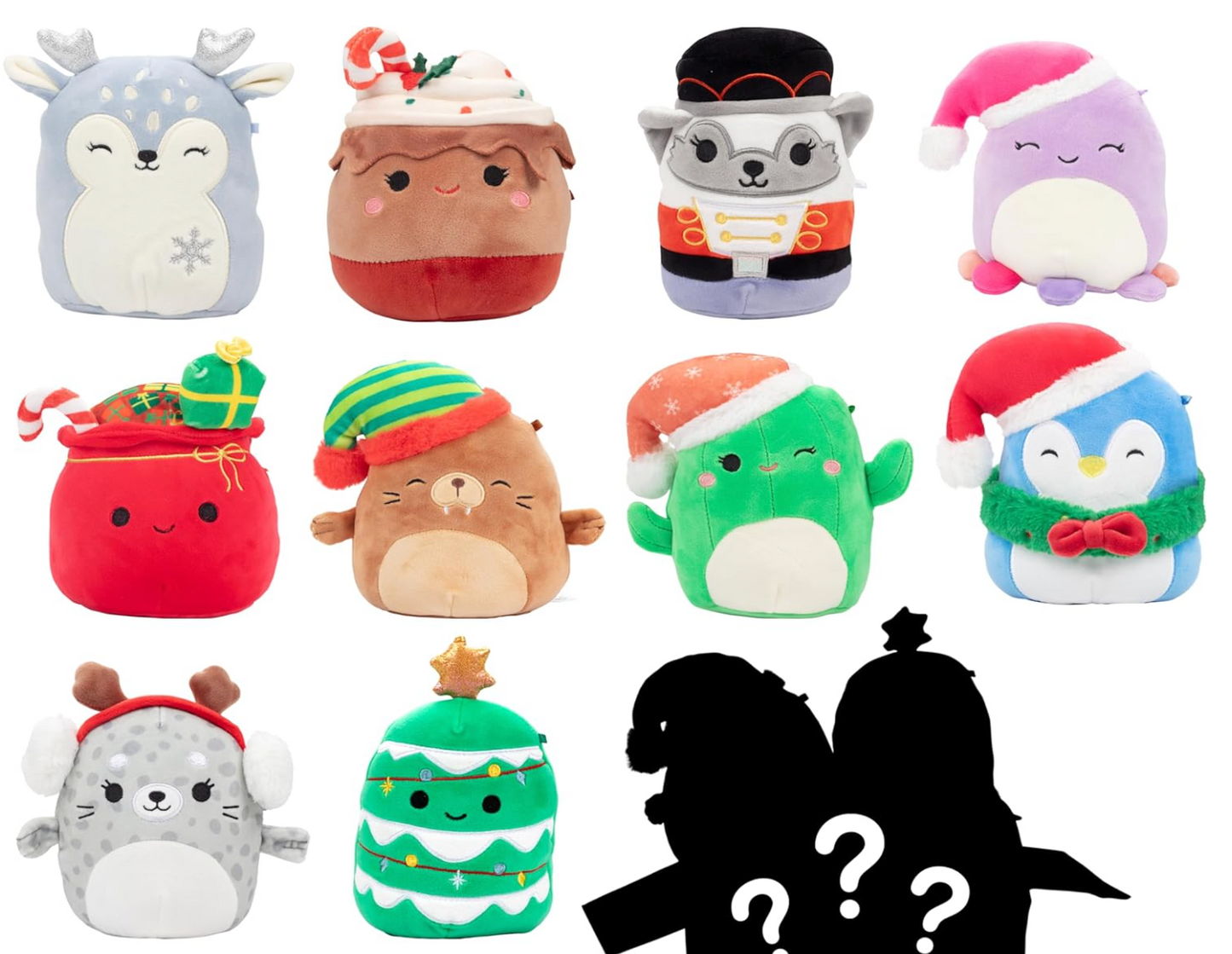 Christmas Squishmallow 5 inch Plush Toys