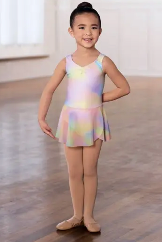 Kids Printed Pinch-Front Dress