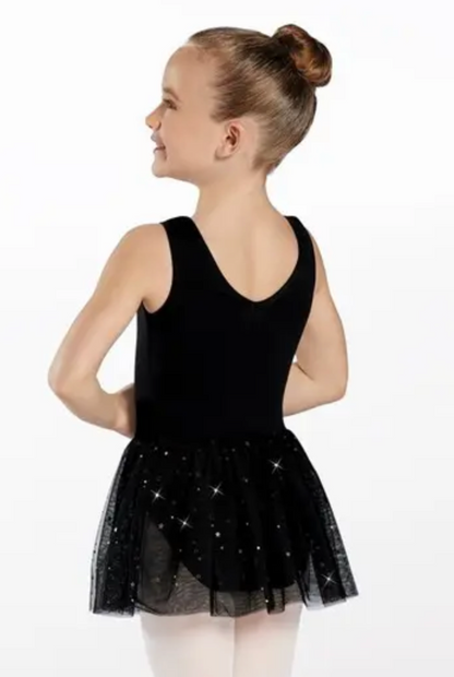 Kids Cotton Foil Star Dress