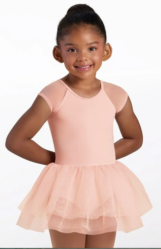 Kids Cap Sleeve Tutu Dress