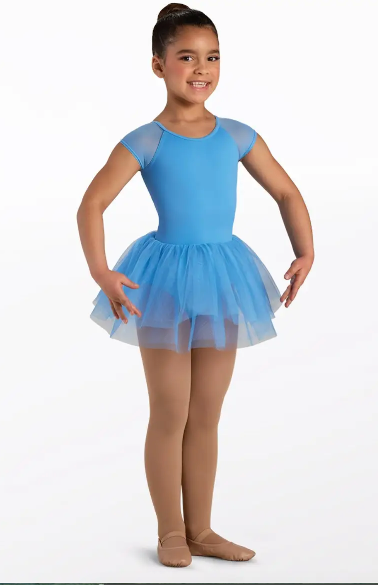 Kids Cap Sleeve Tutu Dress