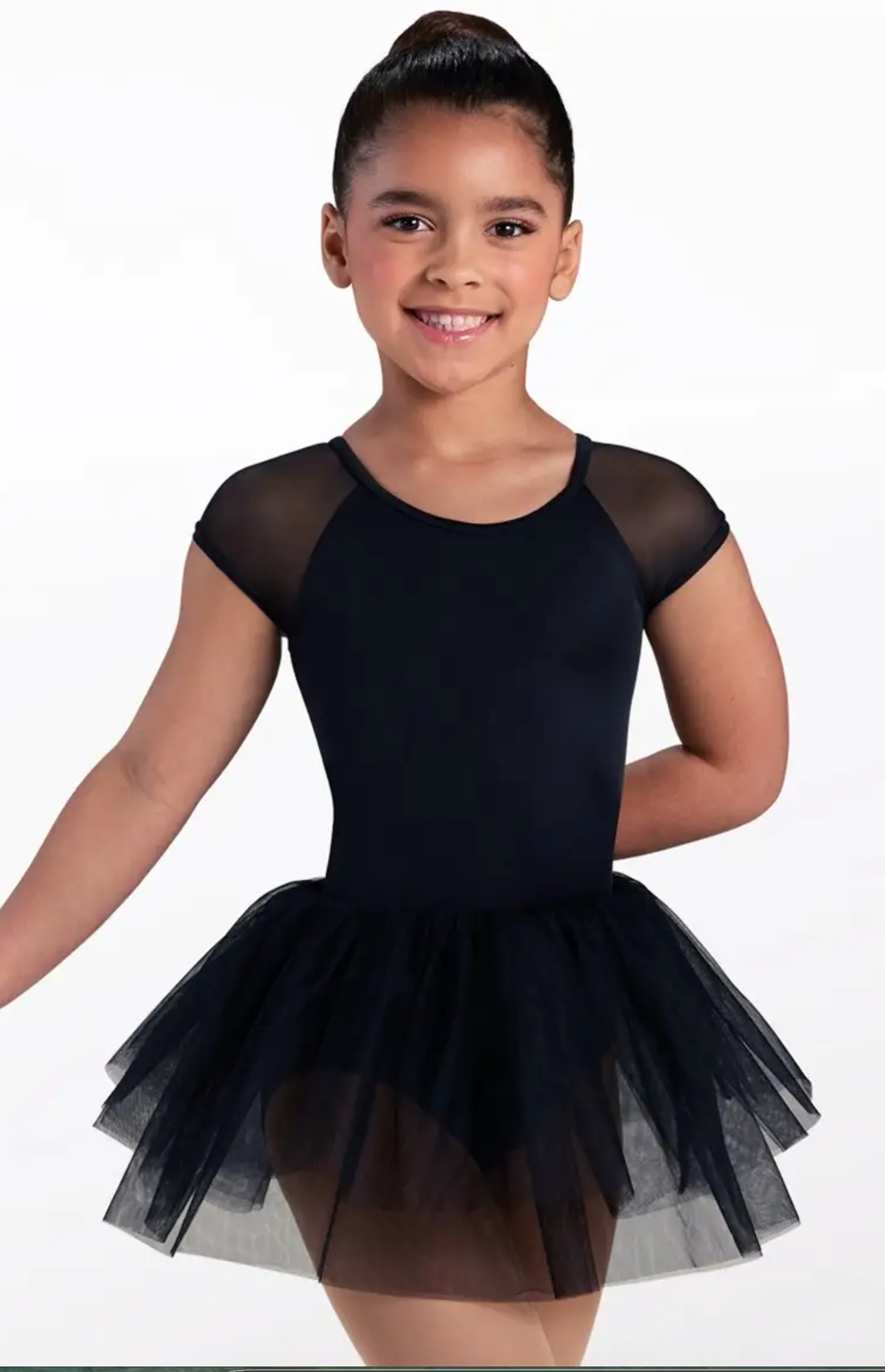Kids Cap Sleeve Tutu Dress