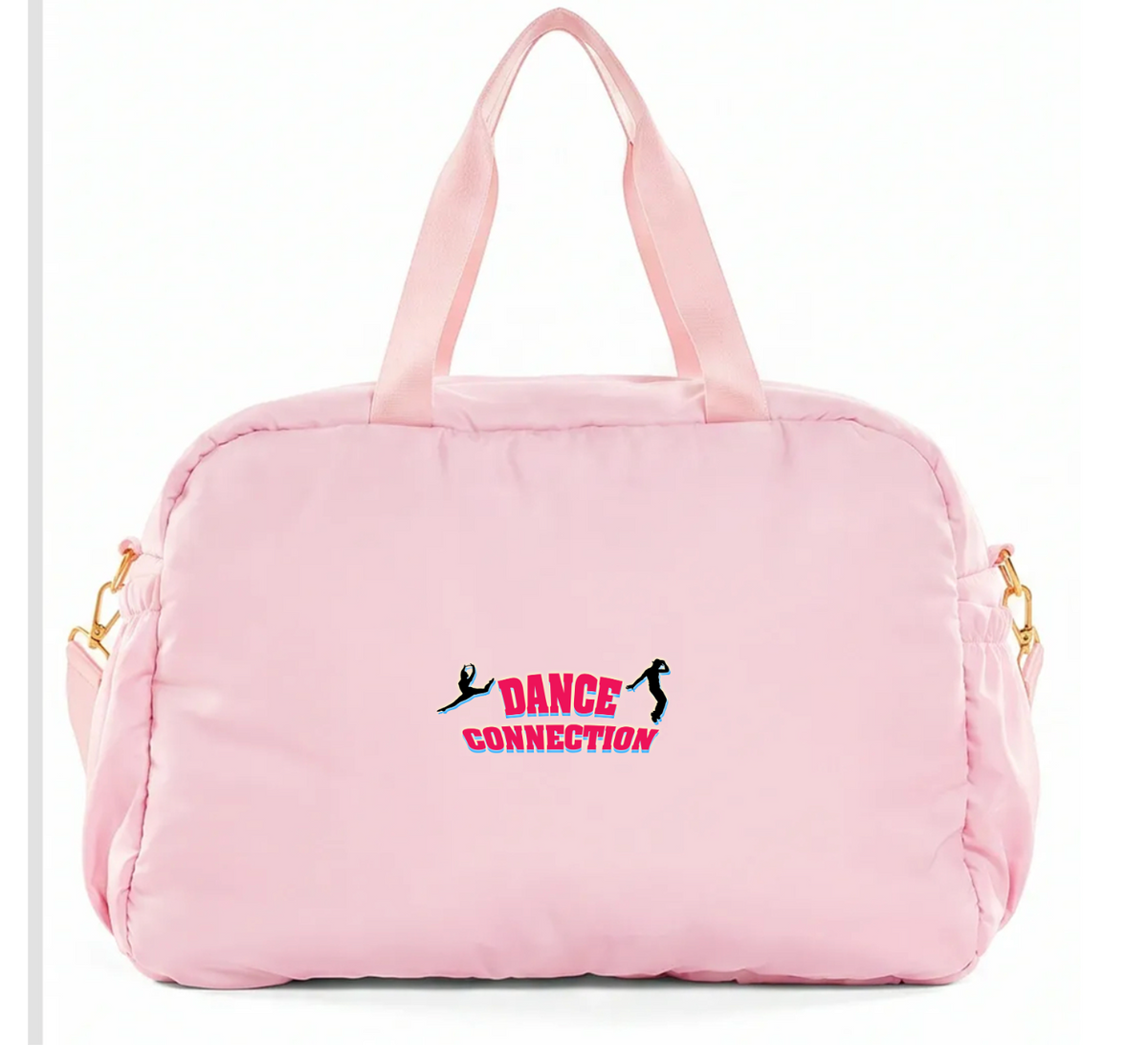 DC logo Puffer Duffle Bag