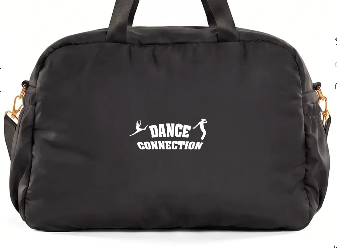 DC logo Puffer Duffle Bag