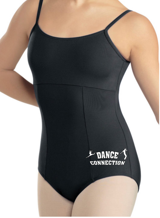 DC Logo Strappy Black Leotard