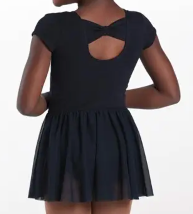 Short Sleeve Bow Dress