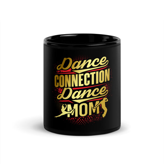 Dance Mom Black Glossy Mug