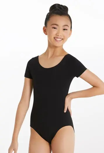 Cotton Short Sleeve Leotard