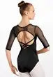 Mesh Sleeve Leotard
