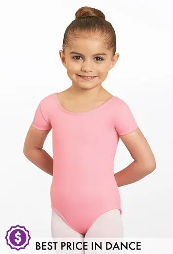 Short Sleeve High Back Leotard