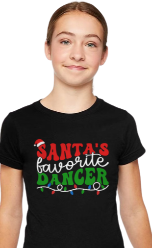 Santa's Favorite Dancer Tshirt